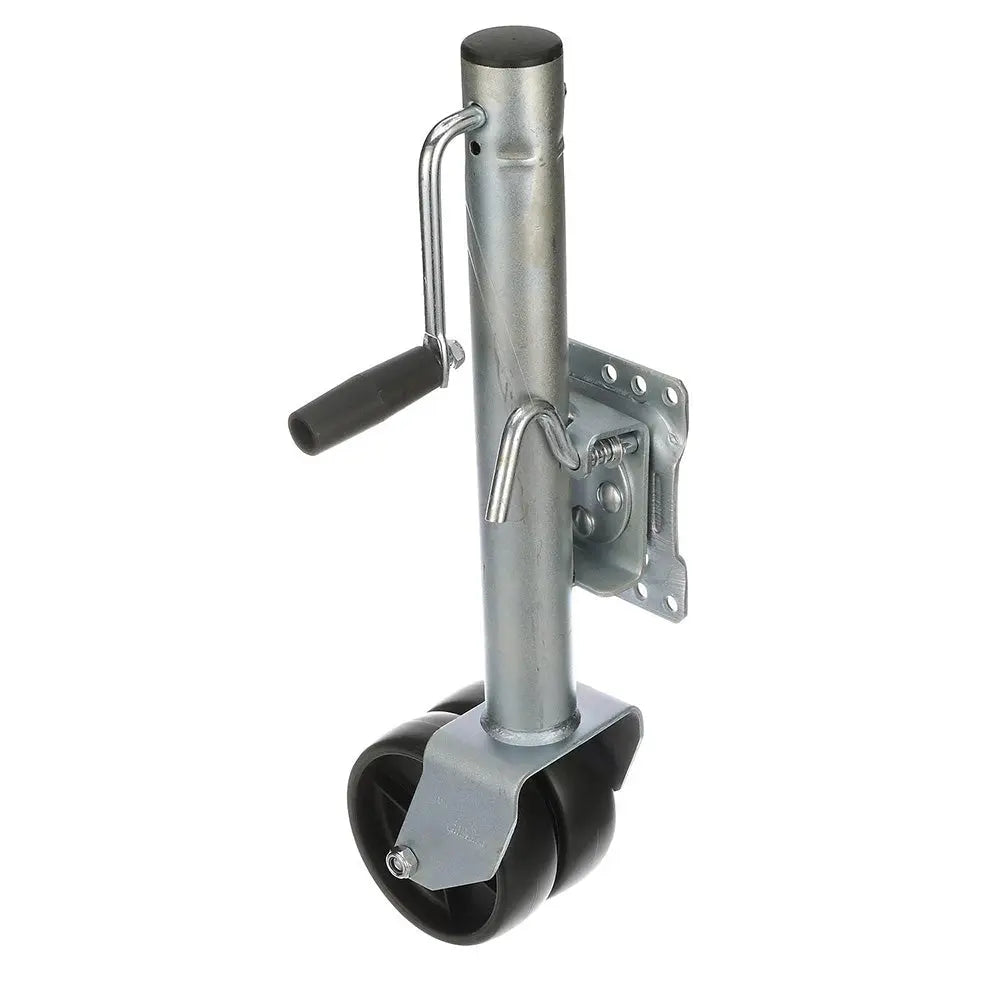Attwood Marine Fold-Up Trailer Jack - 1500 lb Capacity with Dual Wheels
