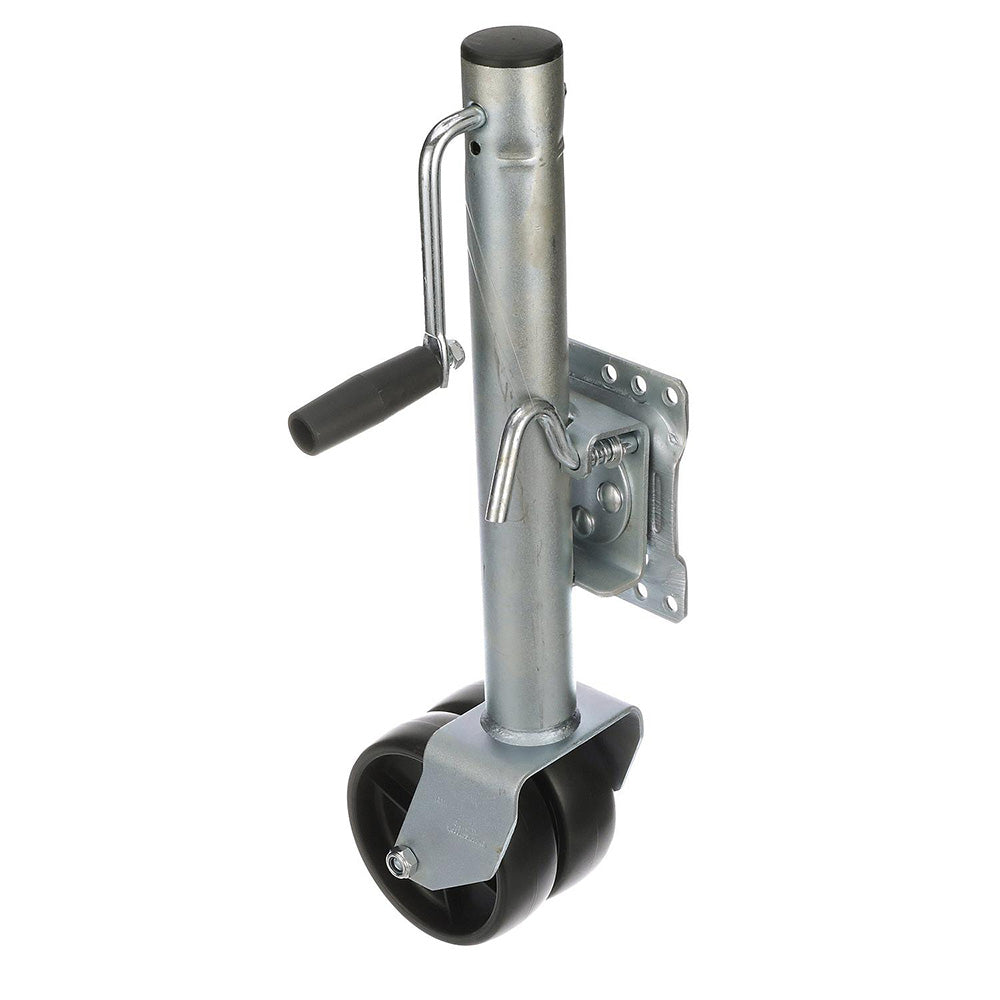 Attwood Marine Fold-Up Trailer Jack - 1500 lb Capacity with Dual Wheels