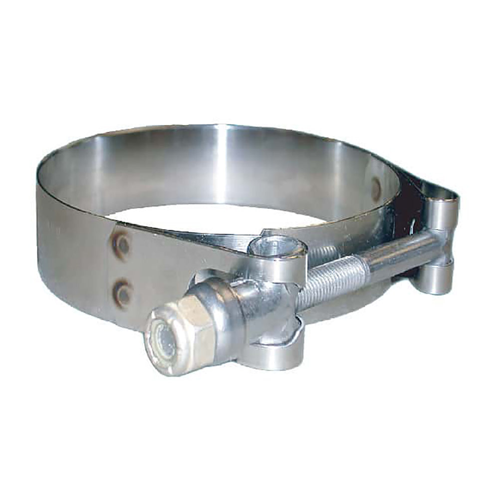 Trident Marine 316 Stainless Steel T-Bolt Clamp ? 3/4-Inch Band, 4.37 to 4.94 Inch Range, Pack of 10