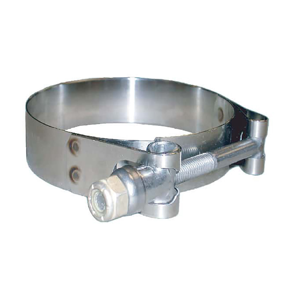Trident Marine 316 Stainless Steel T-Bolt Clamp - 3/4 Inch Band, 6.30 to 6.74 Inch Range, Pack of 10
