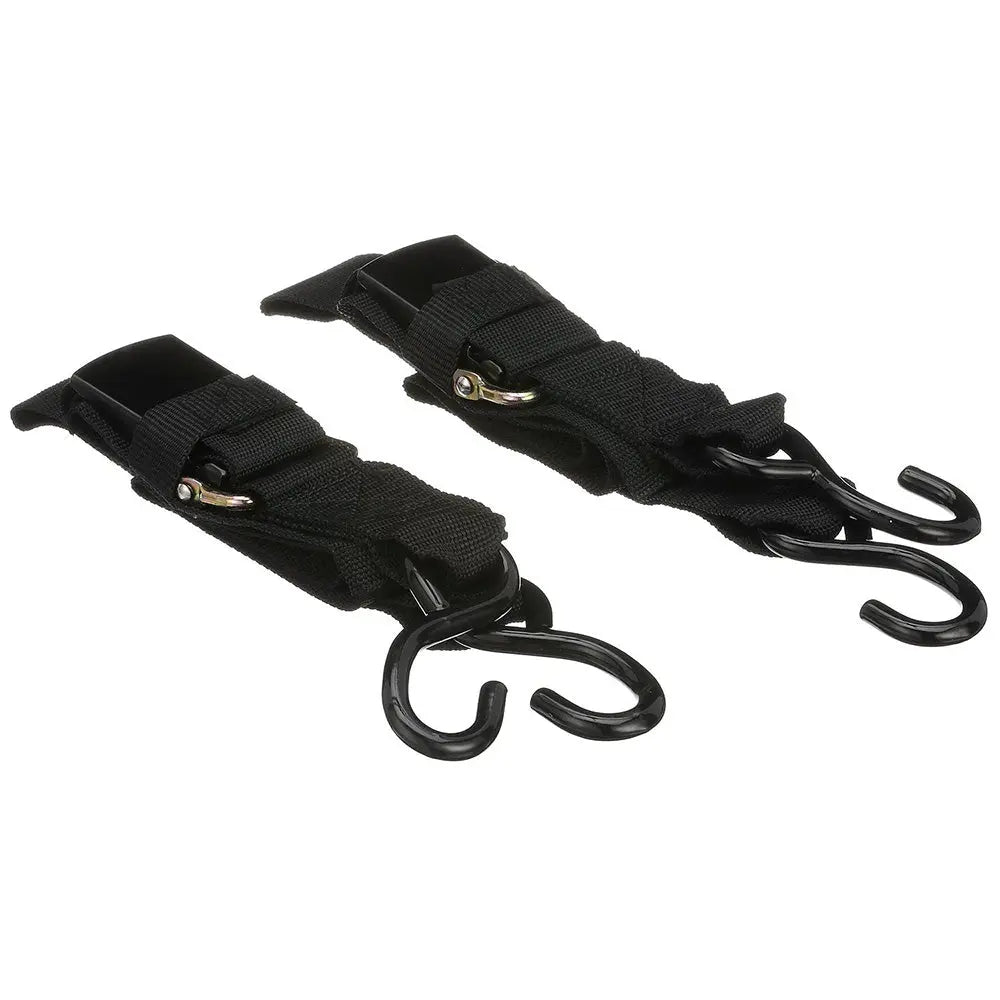 Attwood Marine Quick-Release Transom Tie-Down Straps 2-Inch x 4-Foot Pair
