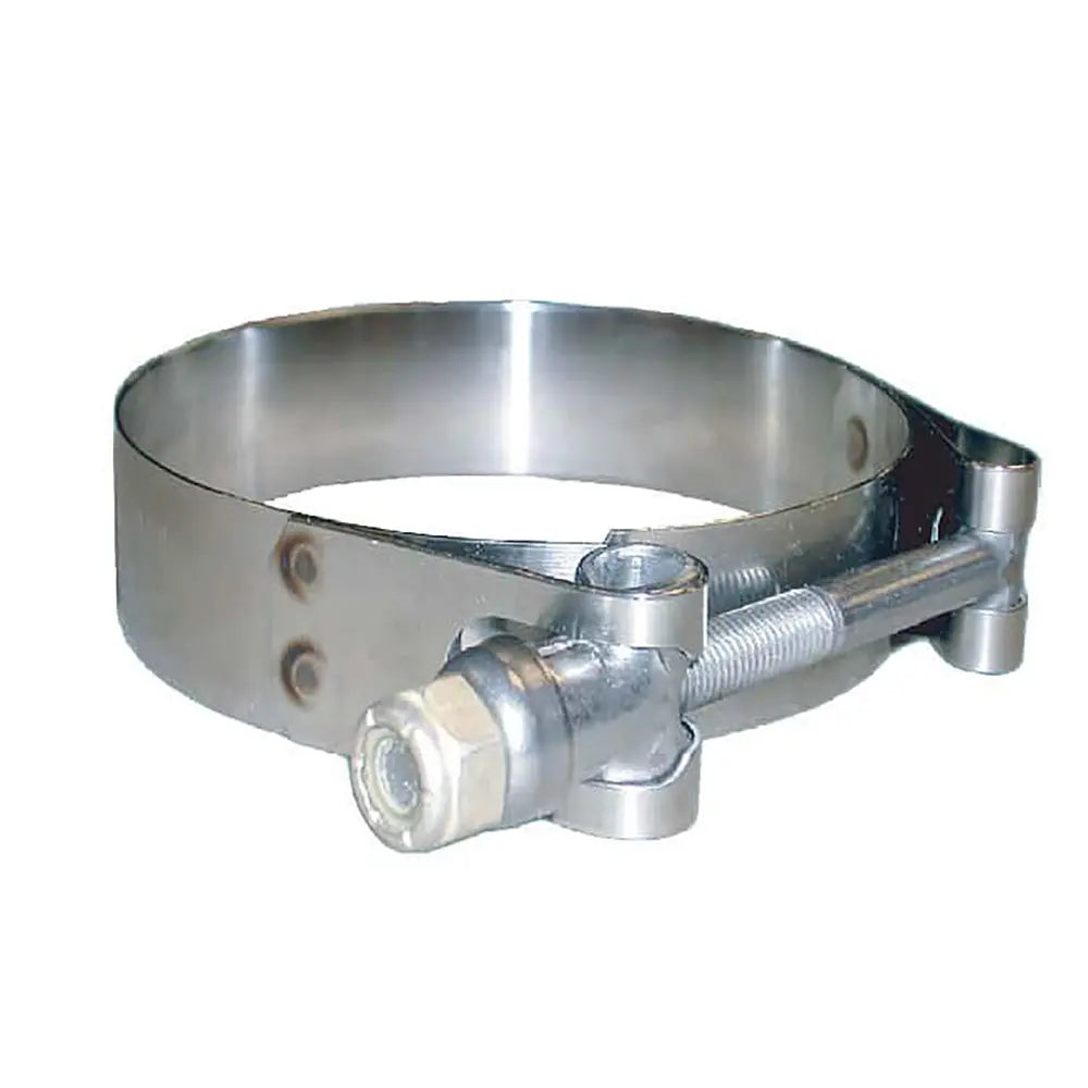 Trident Marine 316 Stainless Steel T-Bolt Clamp - 3/4 Inch Band for 8.62 to 9.19 Inch Hose Diameter - Pack of 10