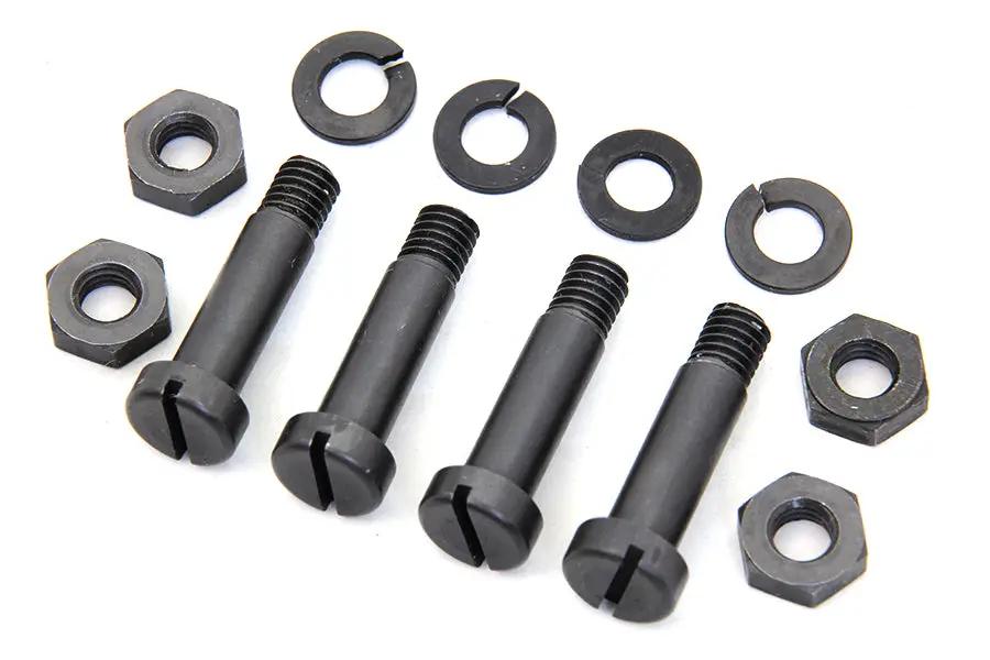 Colony Footboard Parkerized Hinge Bolt Kit for Harley Davidson J and EL Models by Colony