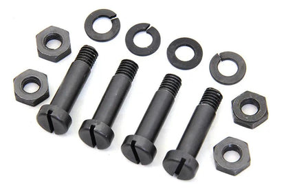 Colony Footboard Parkerized Hinge Bolt Kit for Harley Davidson J and EL Models by Colony