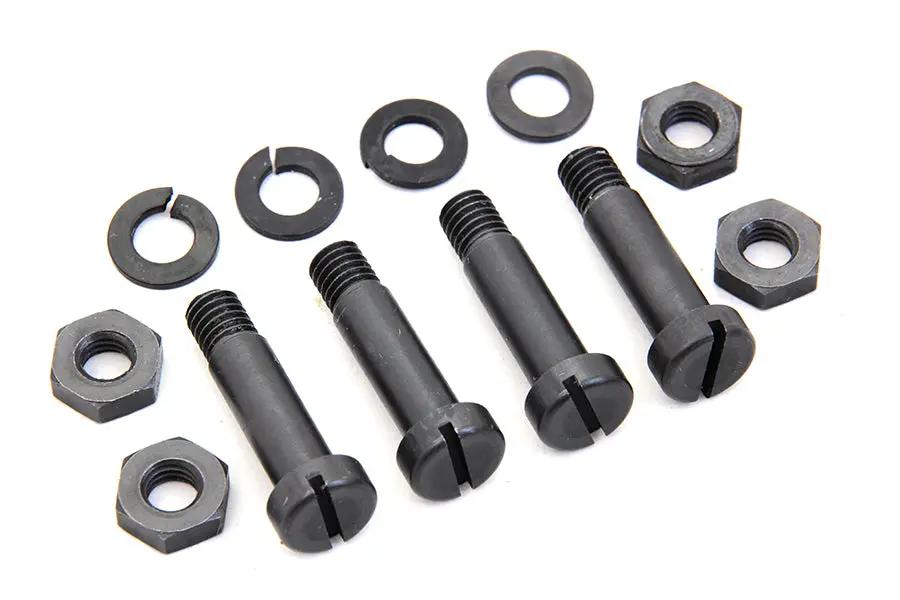 Colony Footboard Parkerized Hinge Bolt Kit for Harley Davidson J and EL Models by Colony