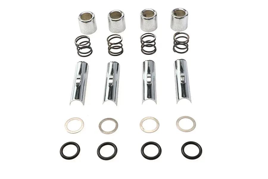 Colony Upper Pushrod Cover Kit Chrome for Harley Davidson XL (1986-1990) by Colony