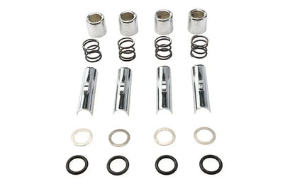 Colony Upper Pushrod Cover Kit Chrome for Harley Davidson XL (1986-1990) by Colony