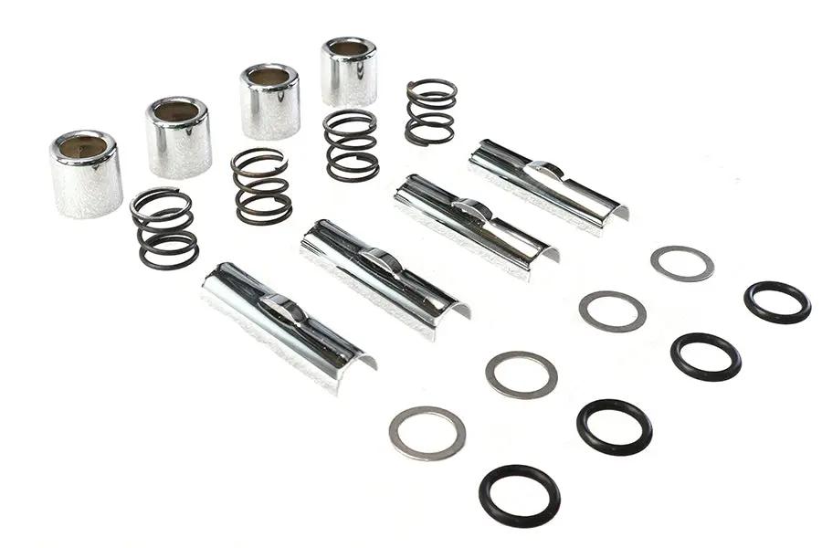 Colony Upper Pushrod Cover Kit Chrome for Harley Davidson XL (1986-1990) by Colony