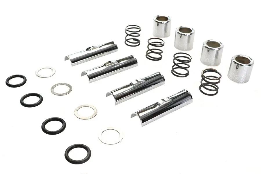 Colony Upper Pushrod Cover Kit Chrome for Harley Davidson XL (1986-1990) by Colony