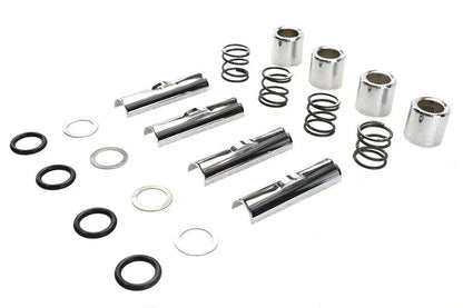 Colony Upper Pushrod Cover Kit Chrome for Harley Davidson XL (1986-1990) by Colony