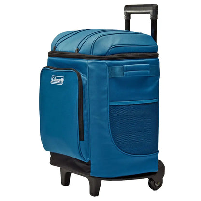 Coleman CHILLER 42-Can Soft-Sided Portable Cooler with Wheels - Deep Ocean