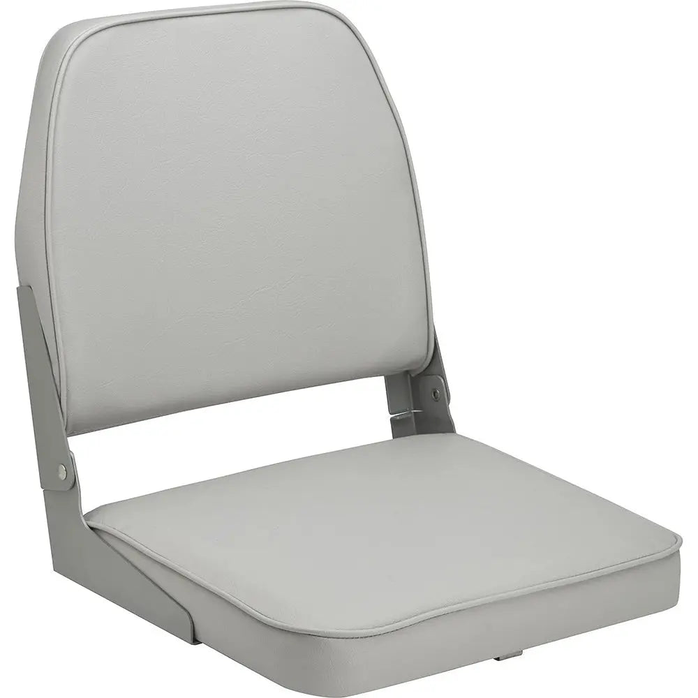 Attwood Marine Swivl-Eze Low Back Padded Flip Seat - Grey, Part Number 98395GY