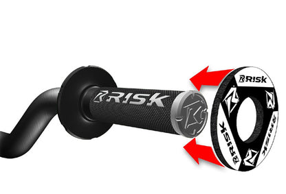 Risk Racing Grip Donuts - Durable Motorcycle Handlebar Grips