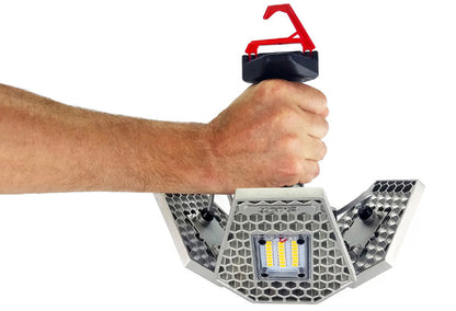 STKR Concepts Risk Racing Trilight Shoplight - Bright LED Work Light for Garage and Workshop