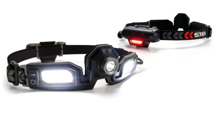 Risk Racing Flexit Headlamp Pro 6.5 - 650 Lumens Rechargeable Headlamp