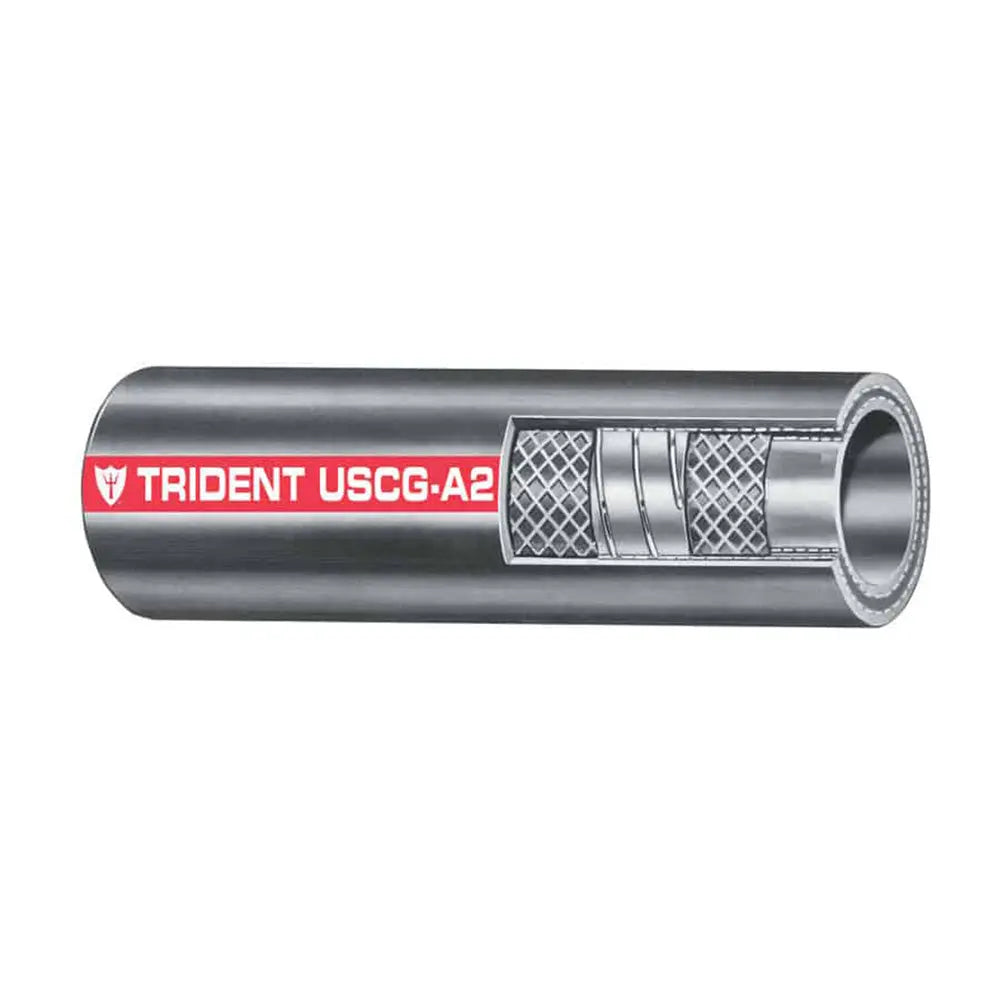 Trident Marine 1-1/2 inch x 50 ft Coil Type A2 Fuel Fill Hose for Marine and Diesel Applications