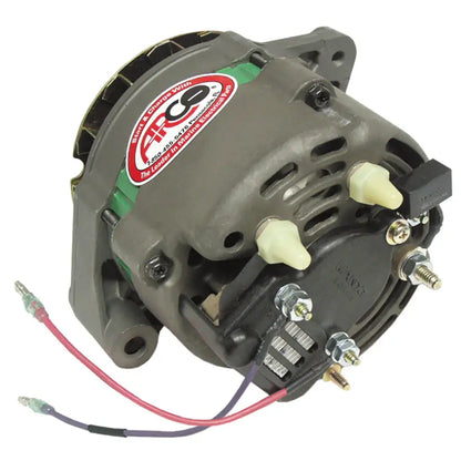 ARCO Marine Premium Replacement Alternator with Multi-Groove Serpentine Pulley - 12V, 65A for Late Model Mercruiser