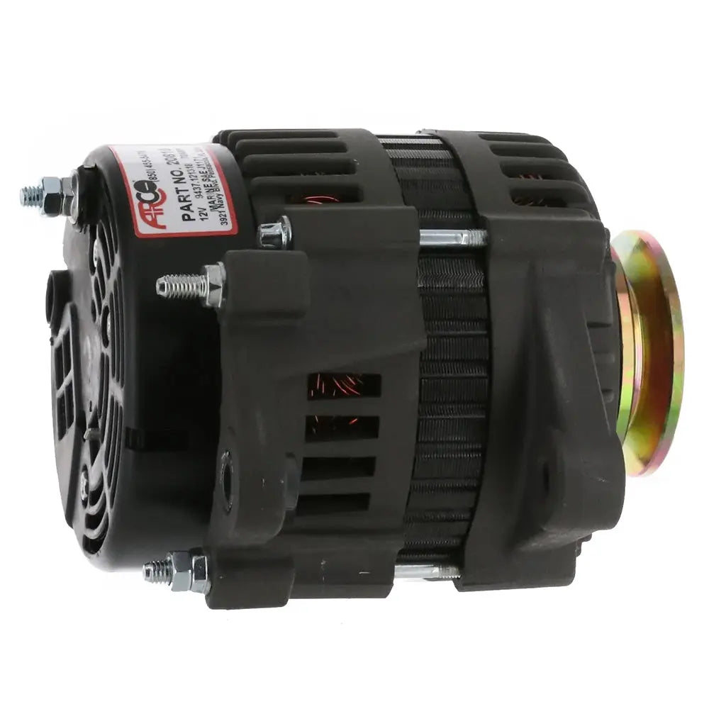 ARCO Marine Premium Replacement Alternator with Single-Groove Pulley - 12V, 70A for Mercruiser 3.0L (Part #20810)