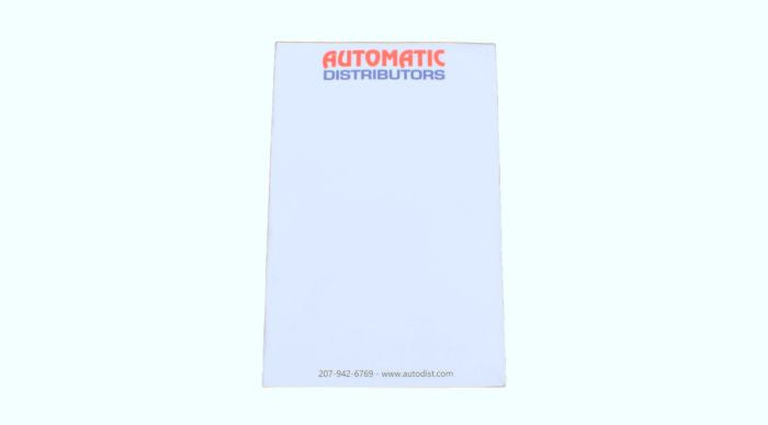 SPI PR-12051 Order Scratch Pad Automatic