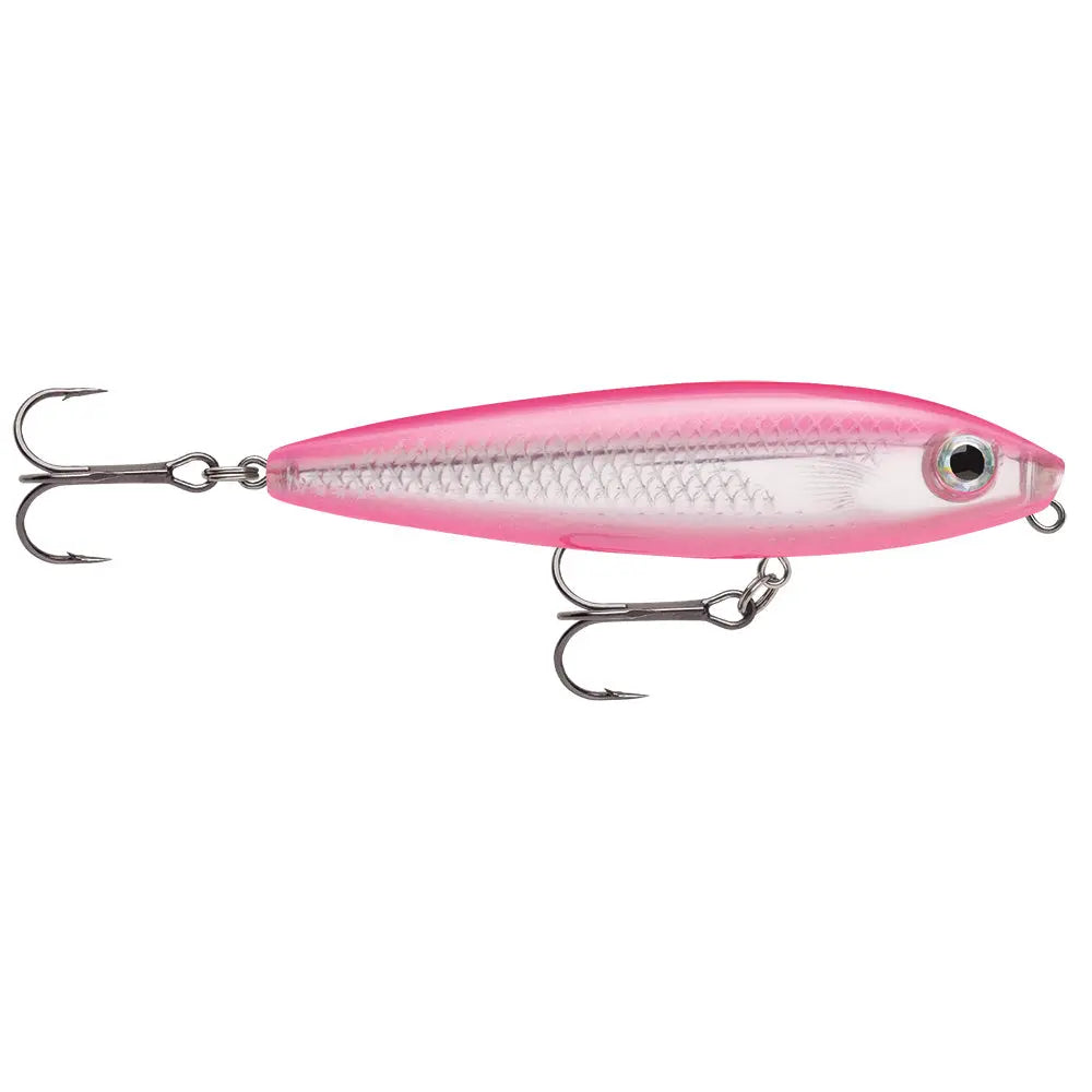 Rapala Skitter Walk 08 - Hot Pink & Silver Topwater Fishing Lure