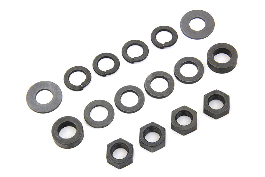 Colony Footboard Stud Mount Kit Parkerized for Harley Davidson EL and FL Models