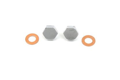 Colony Chrome Fork Slider Drain Screws for Harley Davidson (Part Number 9907-4) by Colony