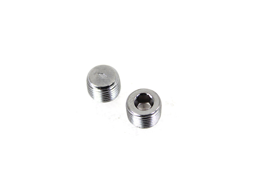 Colony Lower Fork Slider Chrome Drain Plug for Harley Davidson FL Series
