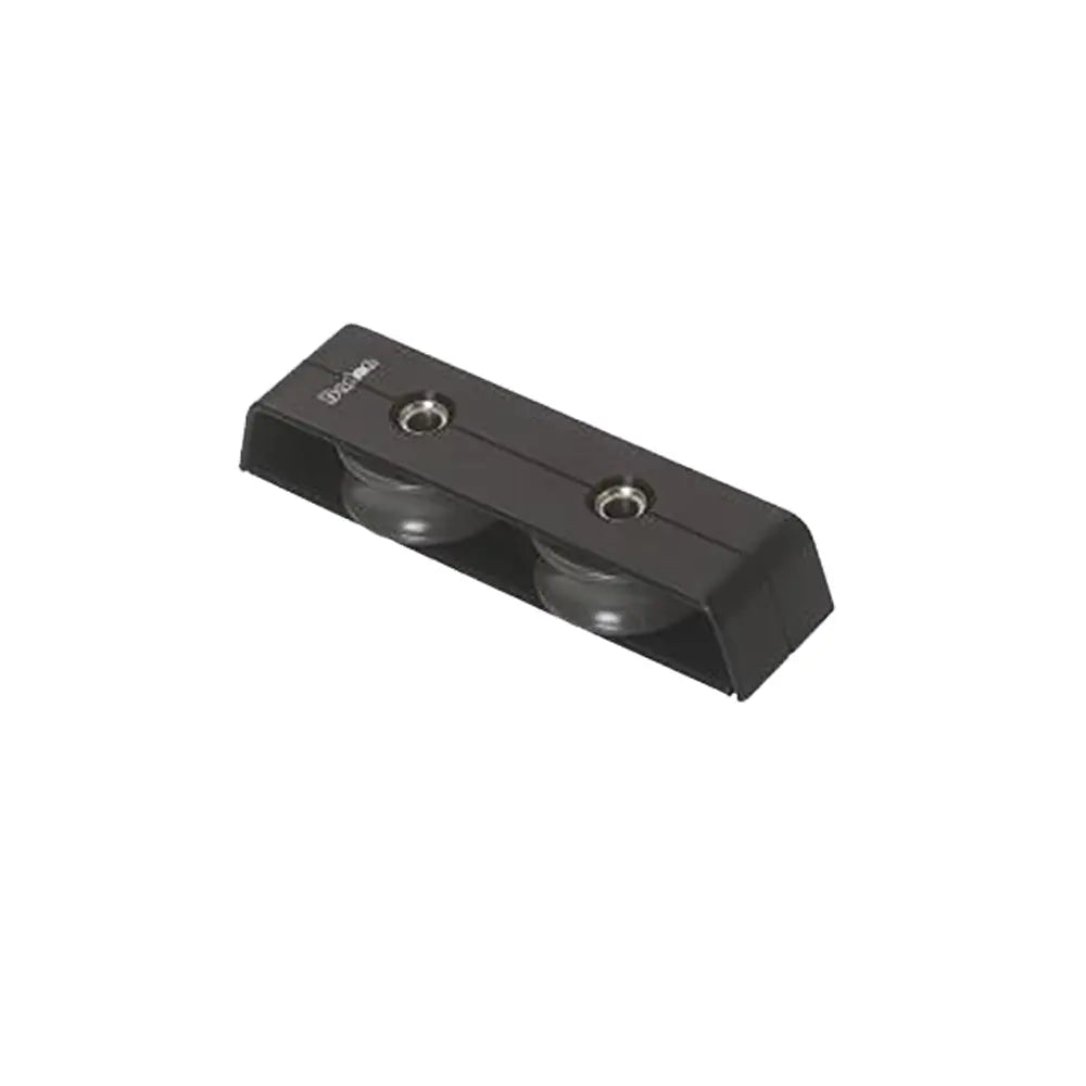 Barton Marine Deck Organizer Size 2 with 2 Sheaves – Black for Sailboats up to 32'