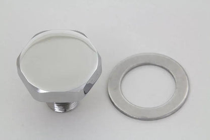 Colony Fork Top Tube Plug Flat Chrome for Harley Davidson FLST (1986-1995) by Colony