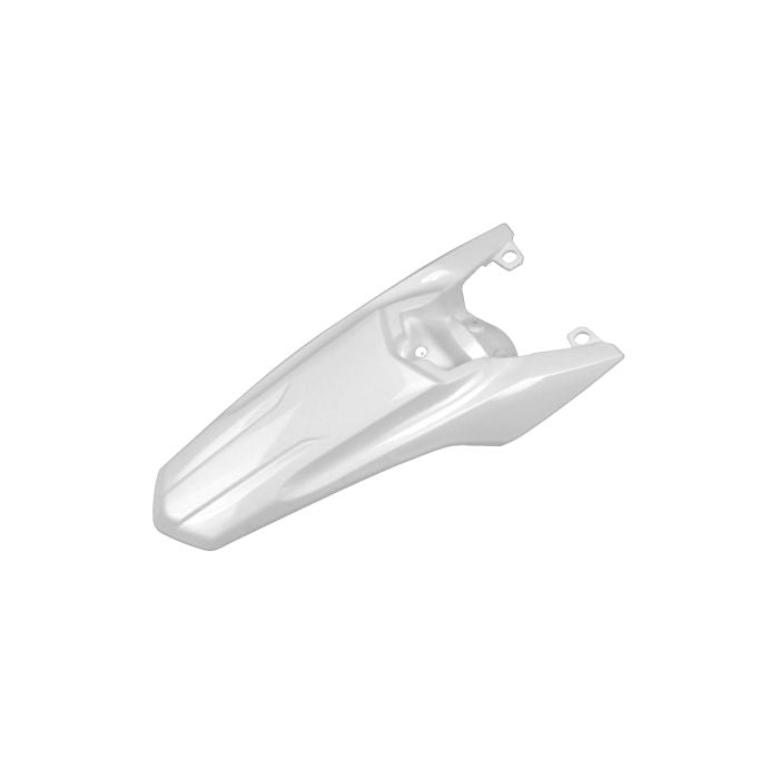 Polisport Replica Plastic Rear Fender for Yamaha - White, Part 8687000001