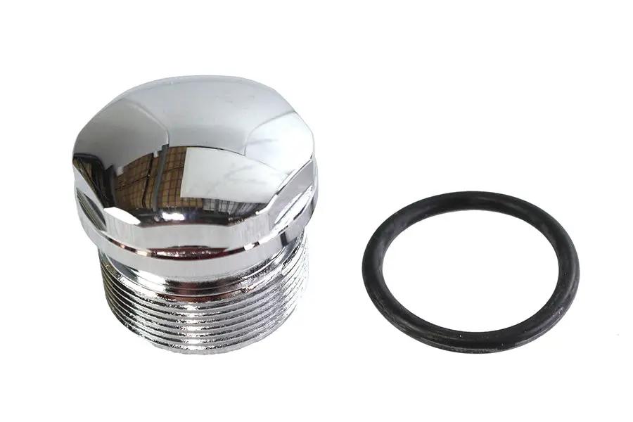 Colony Chrome 39mm Fork Tube Plug Dome Top for Harley Davidson XL Models by Colony