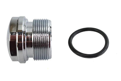 Colony Chrome 39mm Fork Tube Plug Dome Top for Harley Davidson XL Models by Colony