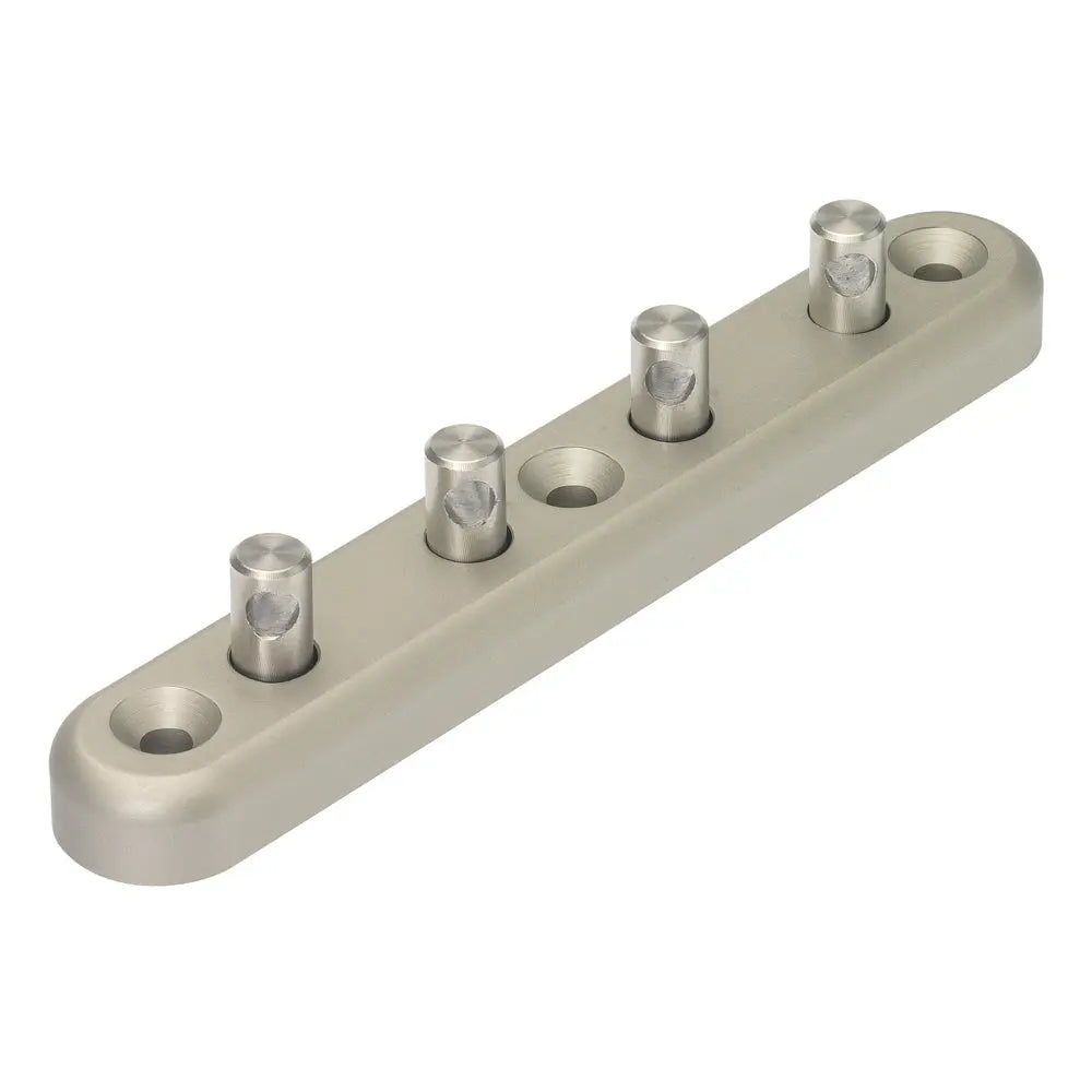 Barton Marine Mast Base Organizer - 4 Block with Spectro Anodized Aluminum Finish