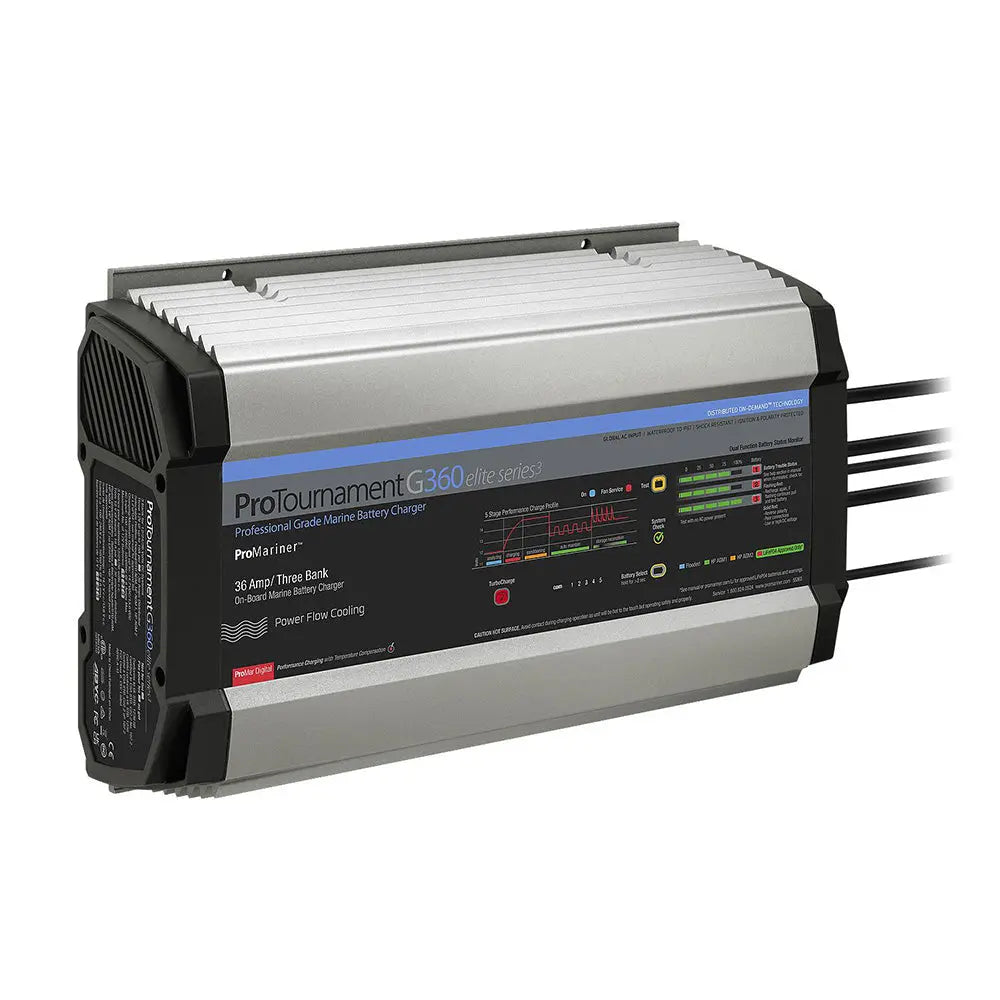 ProMariner ProTournamentelite 360 Battery Charger - 3 Bank Global/CZone