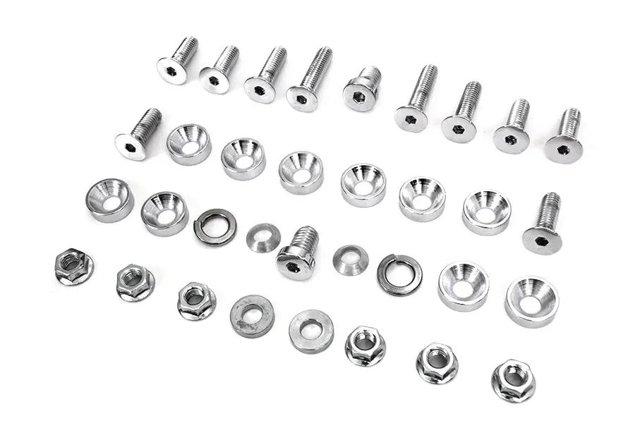Colony Rear Fender Strut Bolt Kit for Harley Davidson FLST Models by Colony