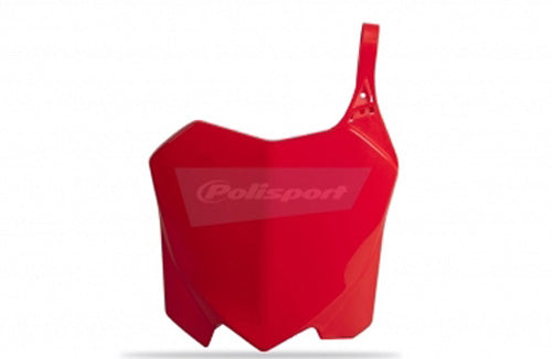 Polisport CRF250R Red Number Plate (Part Number 8656700003)