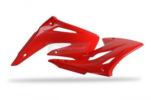 Polisport Radiator Scoops CR85R OEM Color Red - Part Number 8410600001