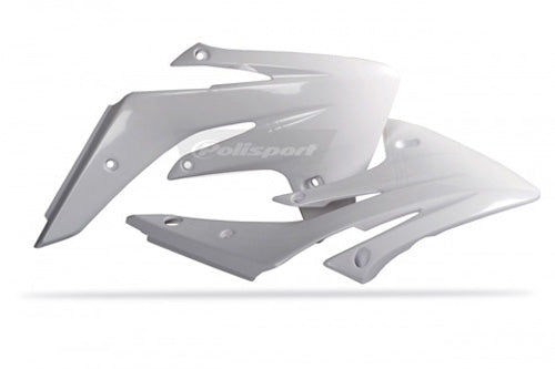 Polisport Radiator Scoops for Honda CRF150R - White, Part Number 8412200002