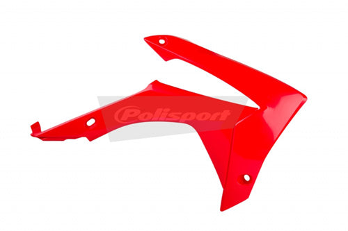 Polisport Radiator Scoops for Honda CRF250R - New Red (Part No. 8417100004)