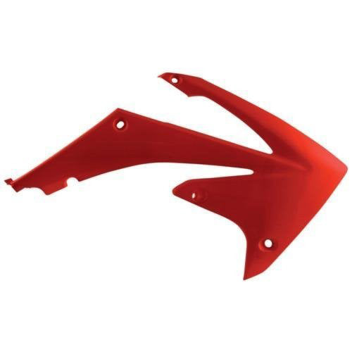 Polisport Radiator Scoops for Honda CRF250R OEM Red/White - Part 8417100001