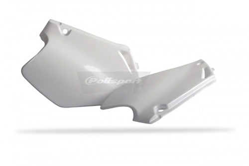 Polisport CR125R OEM Color White Side Panels - Compatible with Honda CR125R