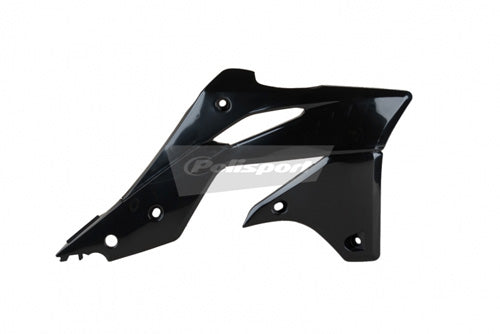 Polisport Radiator Scoops for Kawasaki KX250F - Black (Part No. 8416900003)