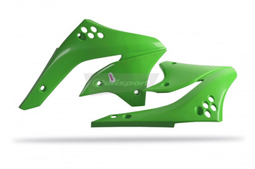 Polisport KX450F OEM Color Radiator Scoops for 2008 Green Model