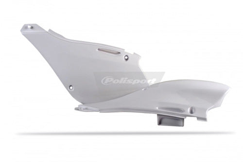 Polisport KX125 OEM Color White Side Panels - Durable Motorcycle Body Accessories