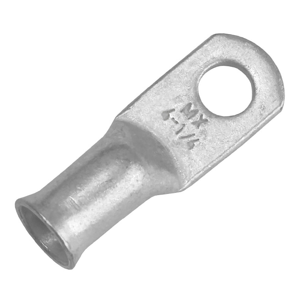 Pacer TAE4-14R-2 Tinned Copper Lug, 4 AWG, 1/4-Inch Stud, 2 Pack