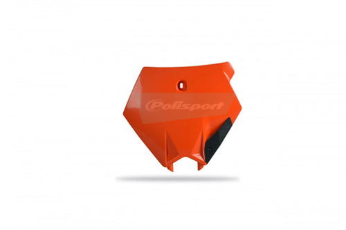 Polisport KTM 125/250 SX Number Plate in OEM Orange - Part 8660900002