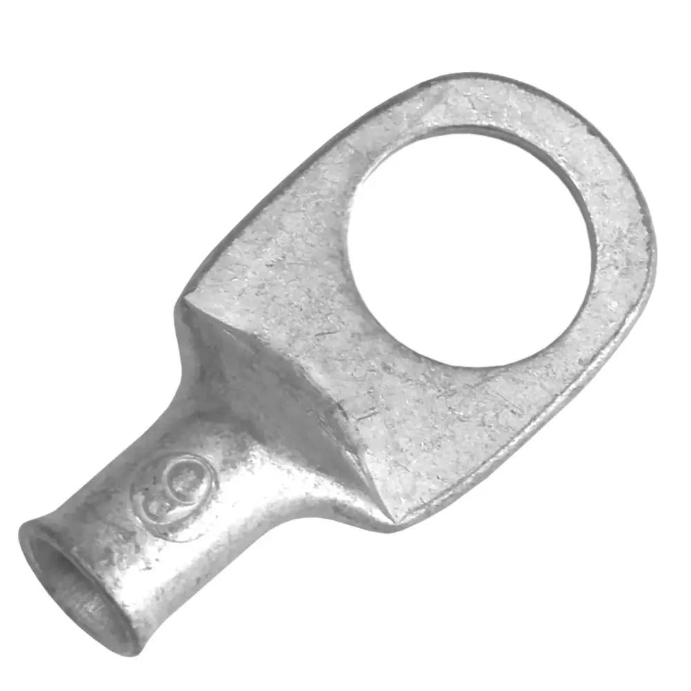 Pacer Tinned Copper Lug 6 AWG - 1/2 inch Stud - 10 Pack for Reliable Electrical Connections