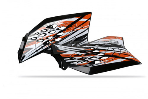 Polisport Radiator Scoops for KTM 65 SX - IPD Black (Part #8412400003)