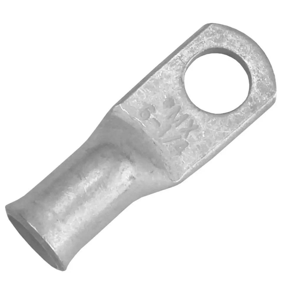 Pacer Tinned Copper Lug for 6 AWG Wire, 1/4 Inch Stud Size - 2 Pack
