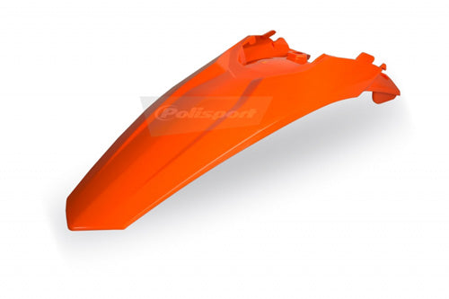 Polisport Rear Fender for KTM 125 SX – Orange with No Side Panels (Part #8595400007)